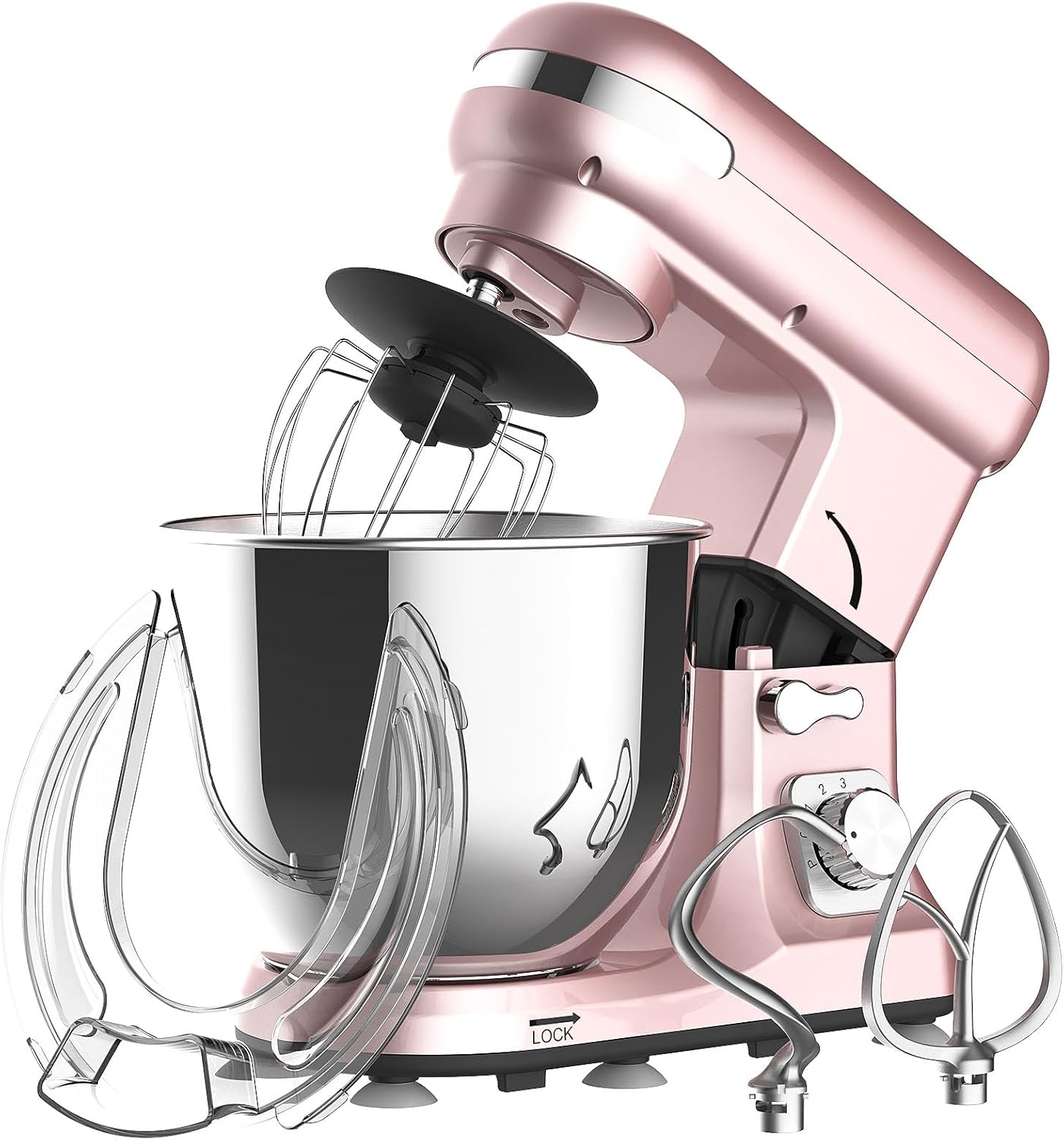 1400W Stand Mixer | 6.5L Electric Food Mixer for Baking