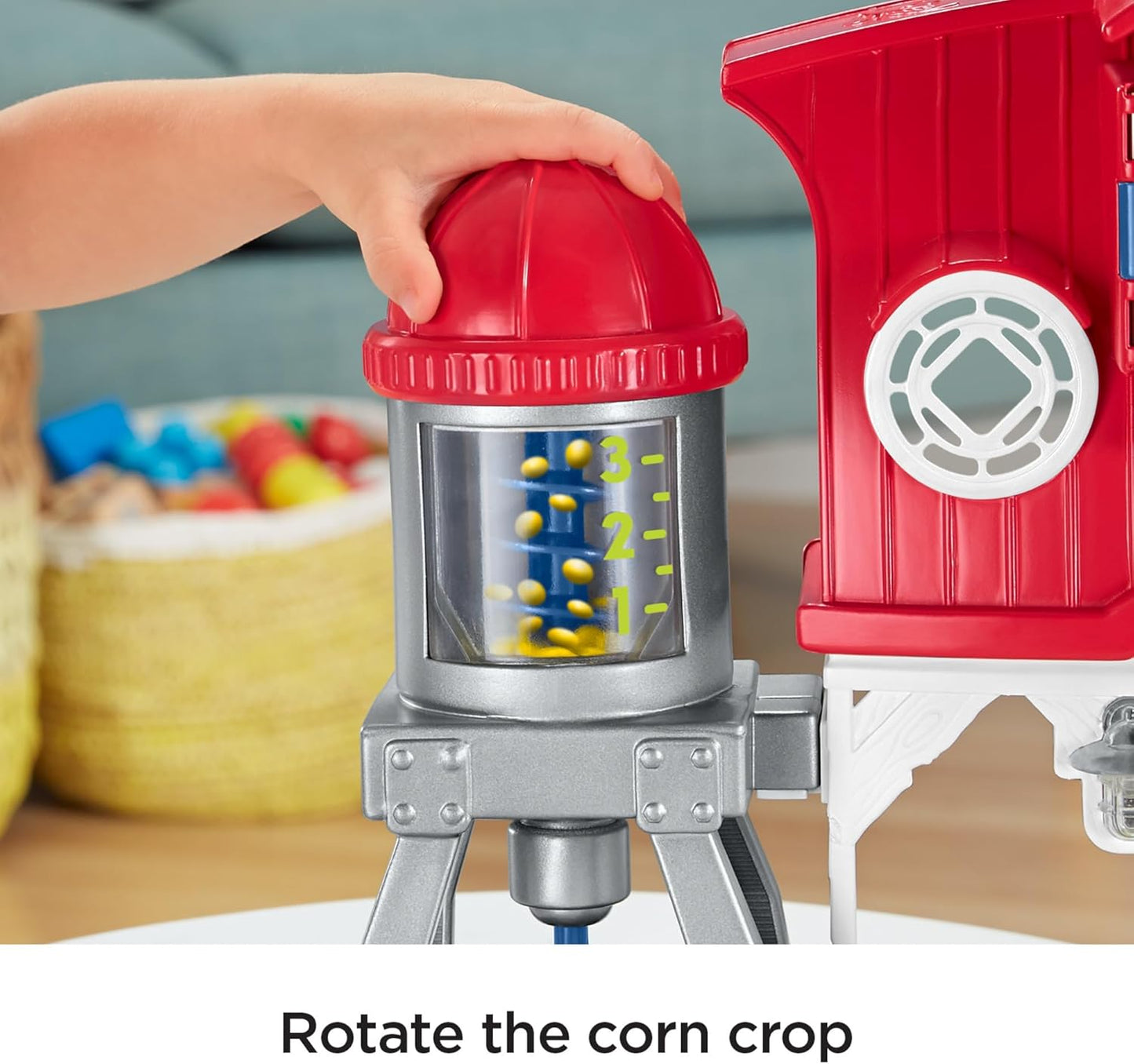 Fisher-Price Little People Toddler Learning Toy Caring for Animals Farm Interactive Playset with Smart Stages for Ages 1+ Years