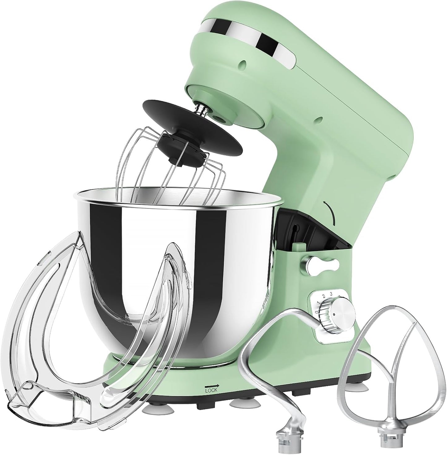1400W Stand Mixer | 6.5L Electric Food Mixer for Baking