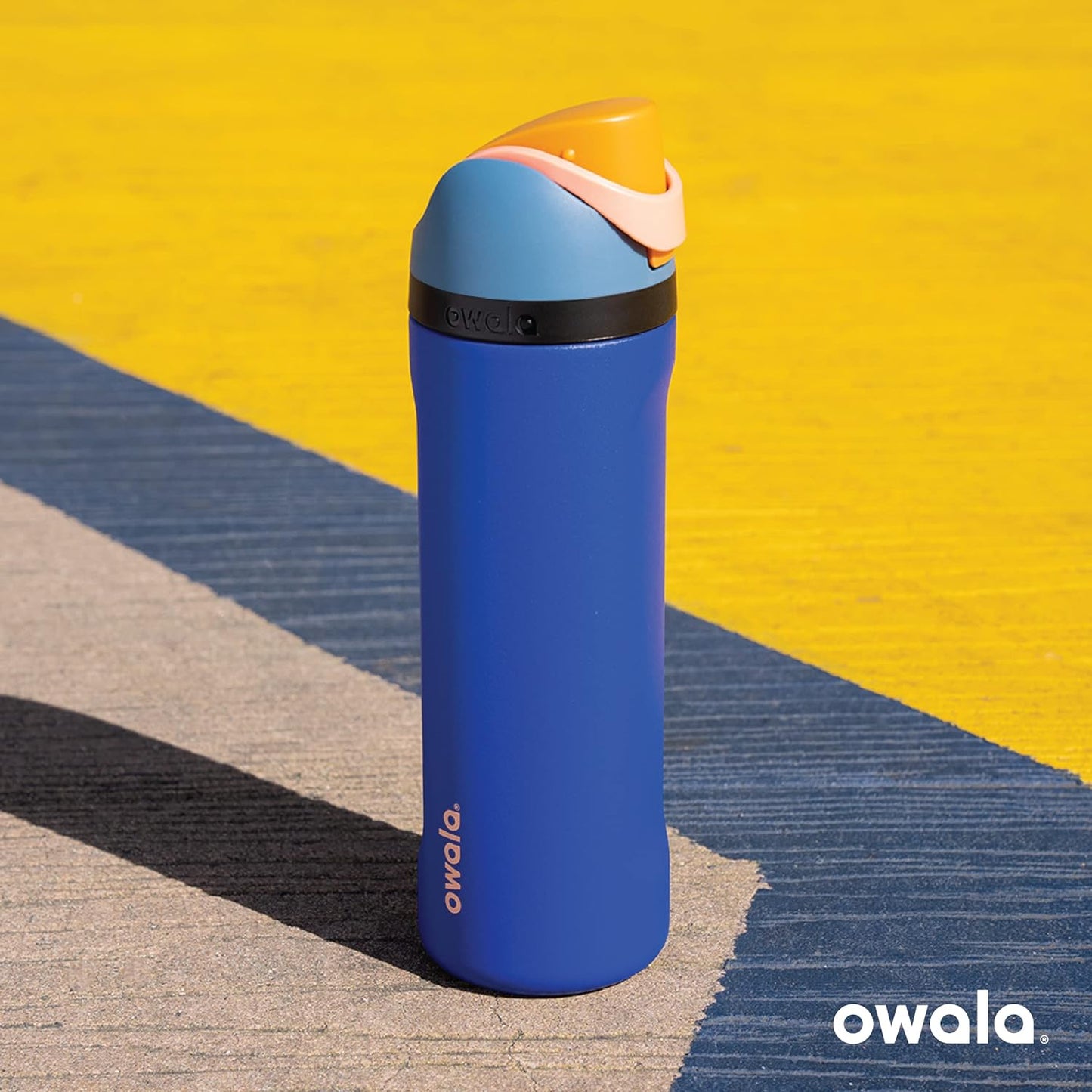 Insulated Stainless Steel Water Bottle - FreeSip Straw & Spout