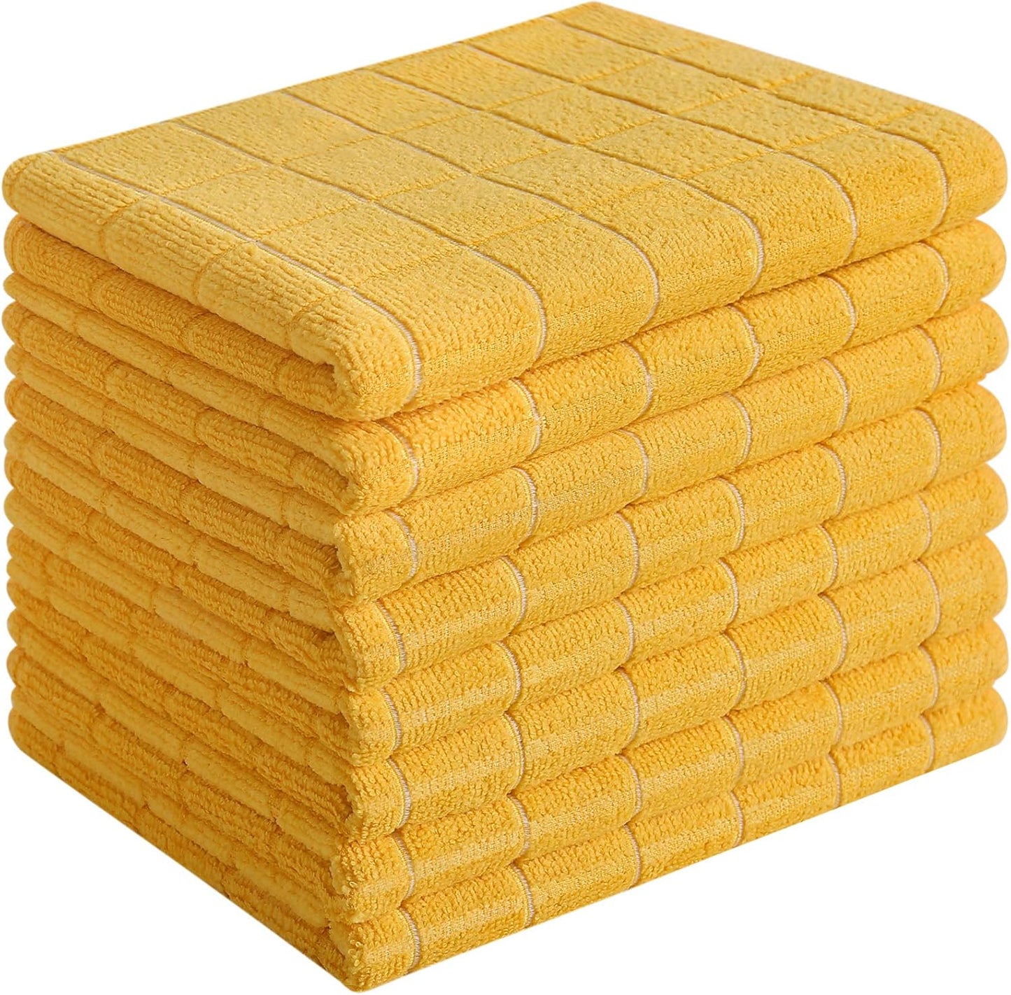 Microfiber Kitchen Towels Set of 8 | Super Absorbent Dish Cloths
