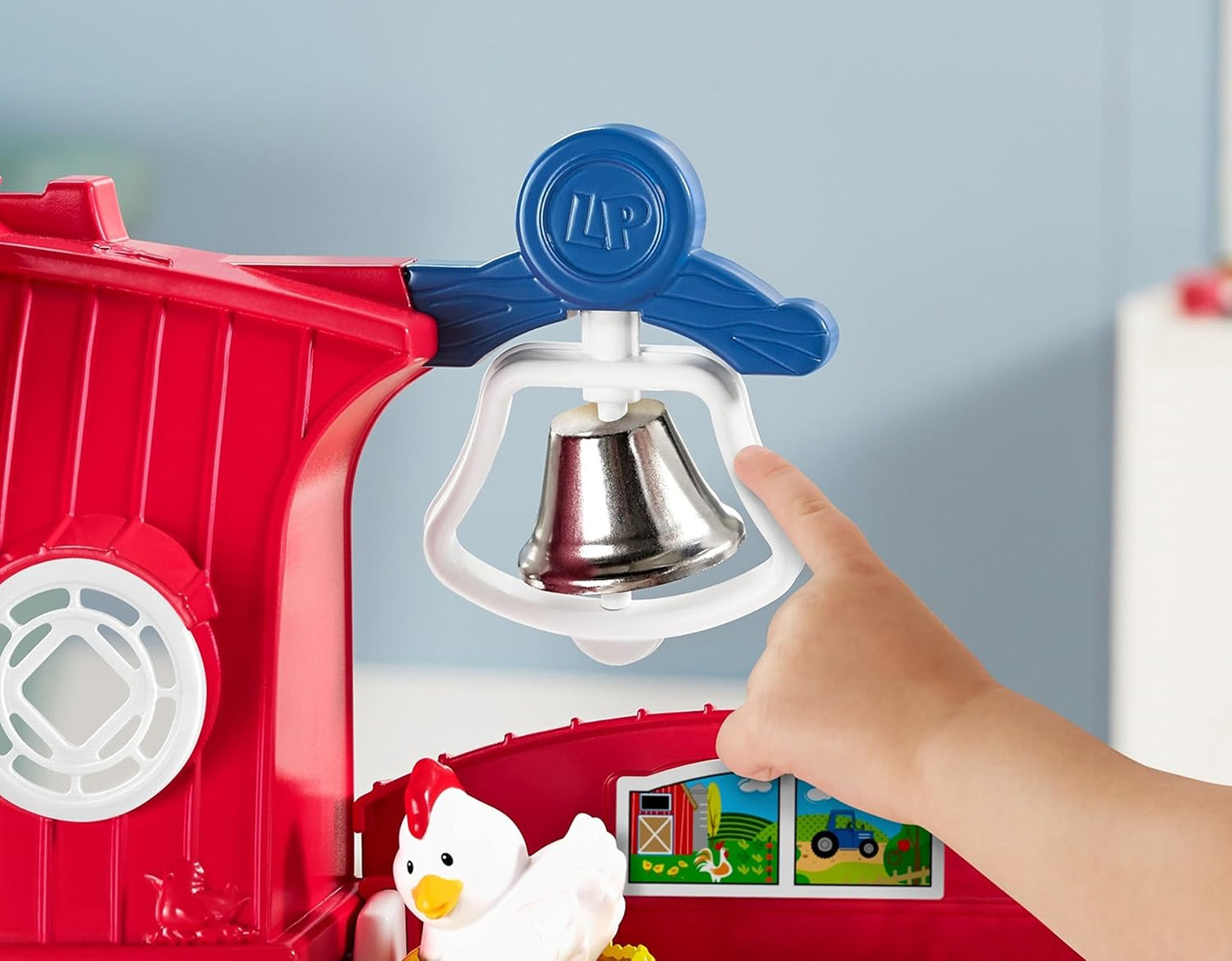 Fisher-Price Little People Toddler Learning Toy Caring for Animals Farm Interactive Playset with Smart Stages for Ages 1+ Years