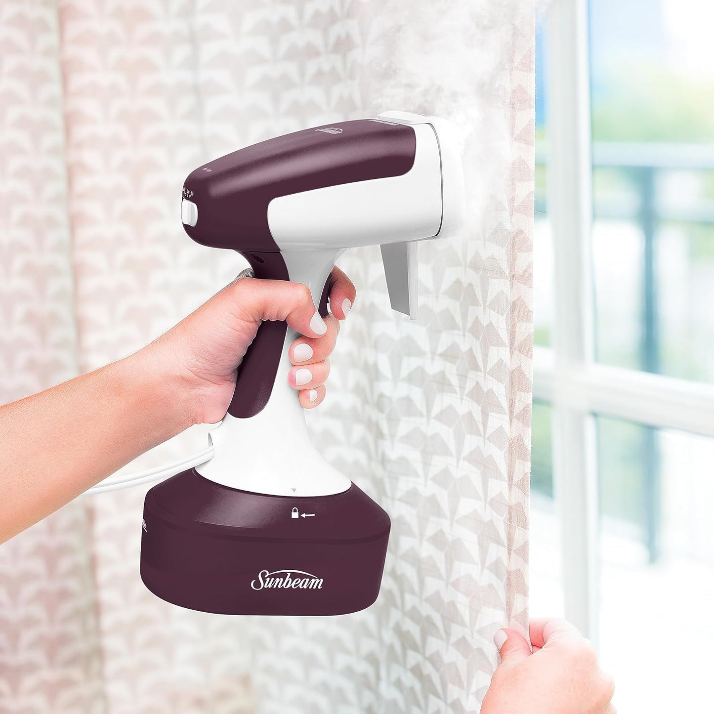 Sunbeam Power Steam Handheld Garment Steamer | Fast Wrinkle Remover