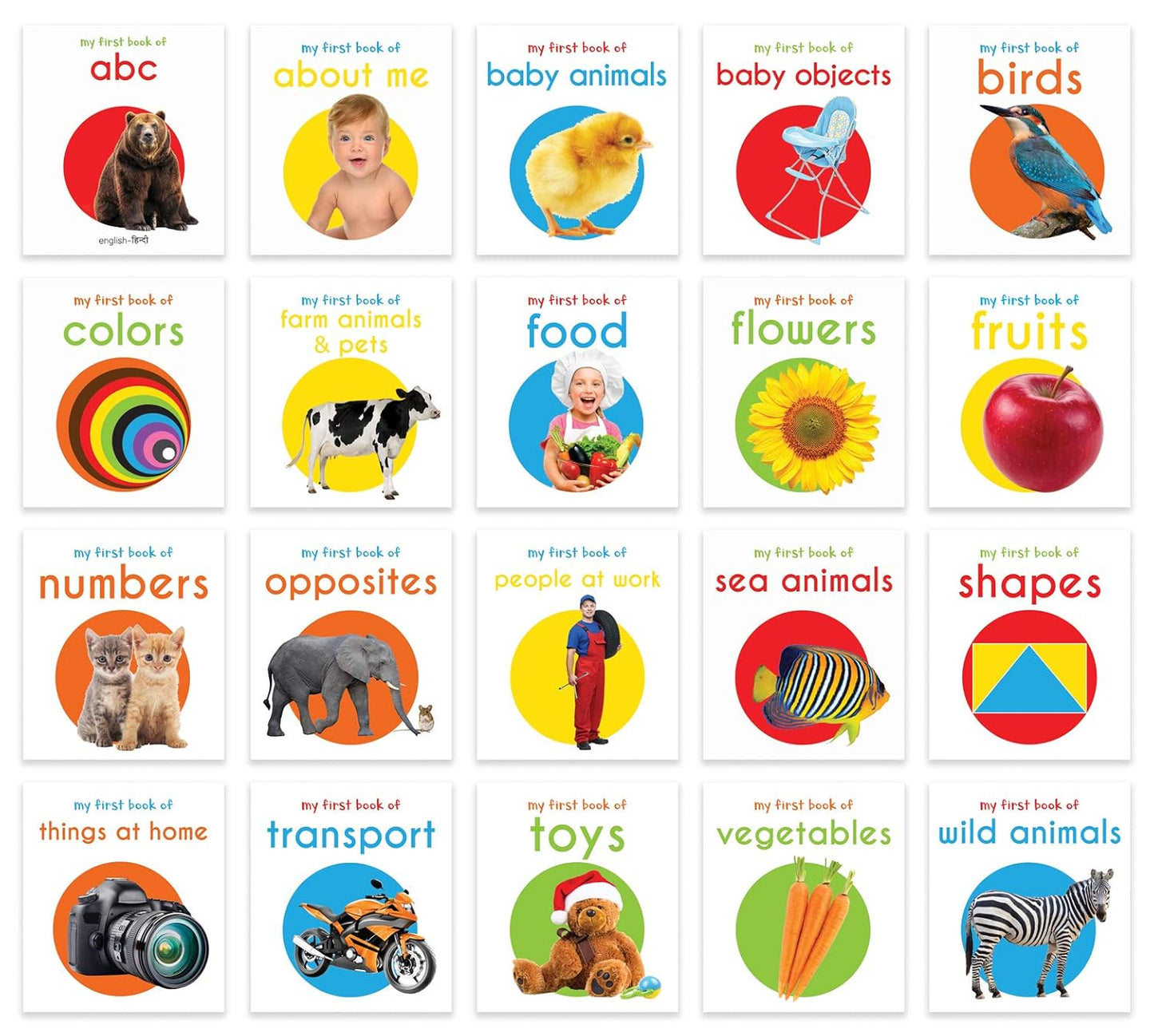Baby Board Books Set 20 | Early Learning | Vocabulary | Australia
