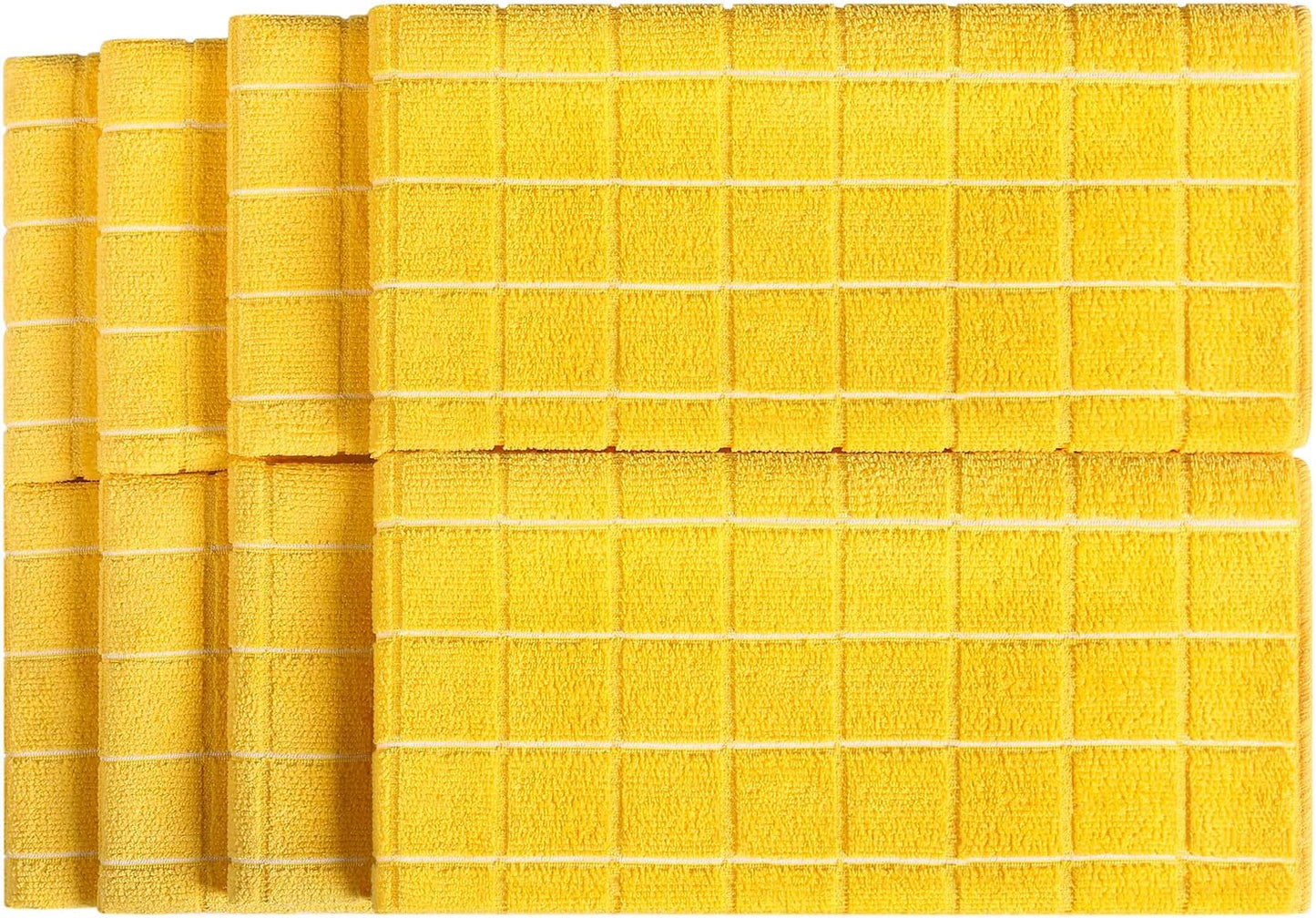 Microfiber Kitchen Towels Set of 8 | Super Absorbent Dish Cloths