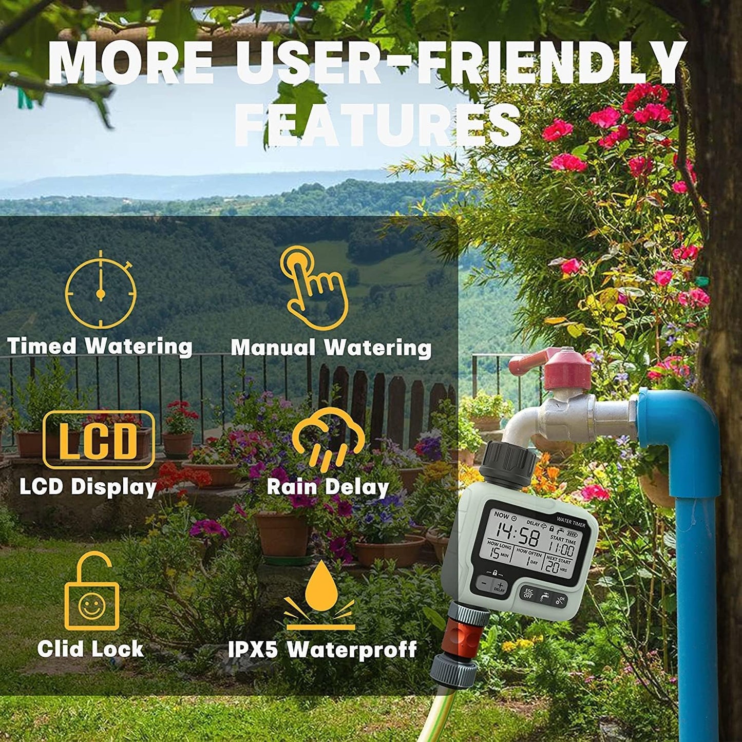 Automatic Sprinkler Timer - Australia - Hose Water Timer