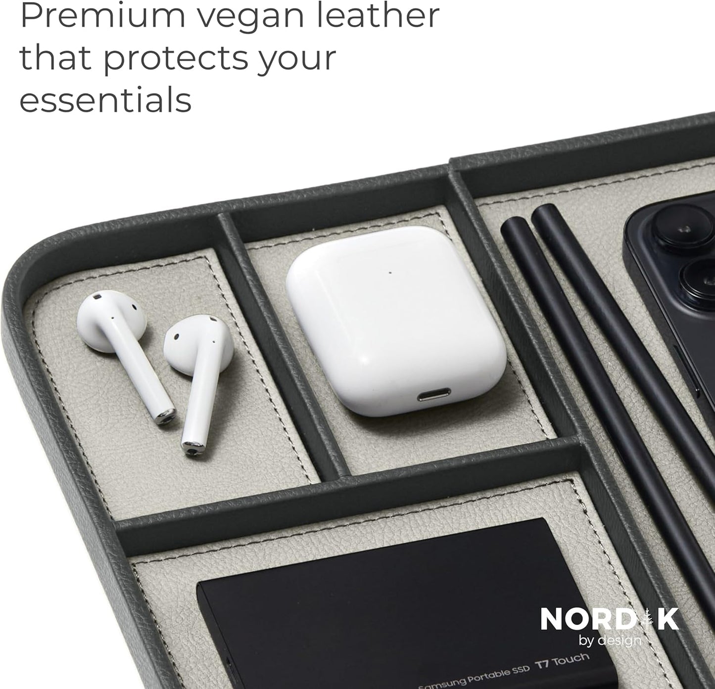 Modern Catchall Tray | Premium Leather EDC Organiser