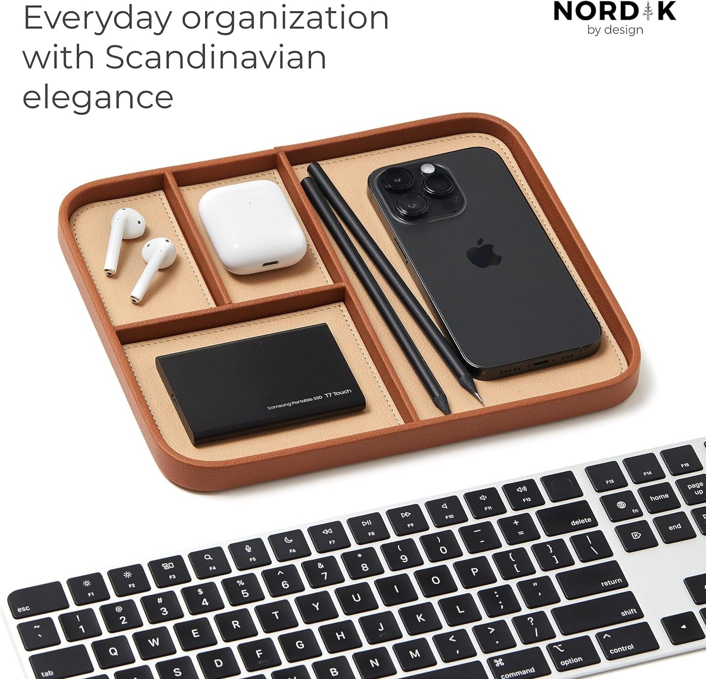 Modern Catchall Tray | Premium Leather EDC Organiser