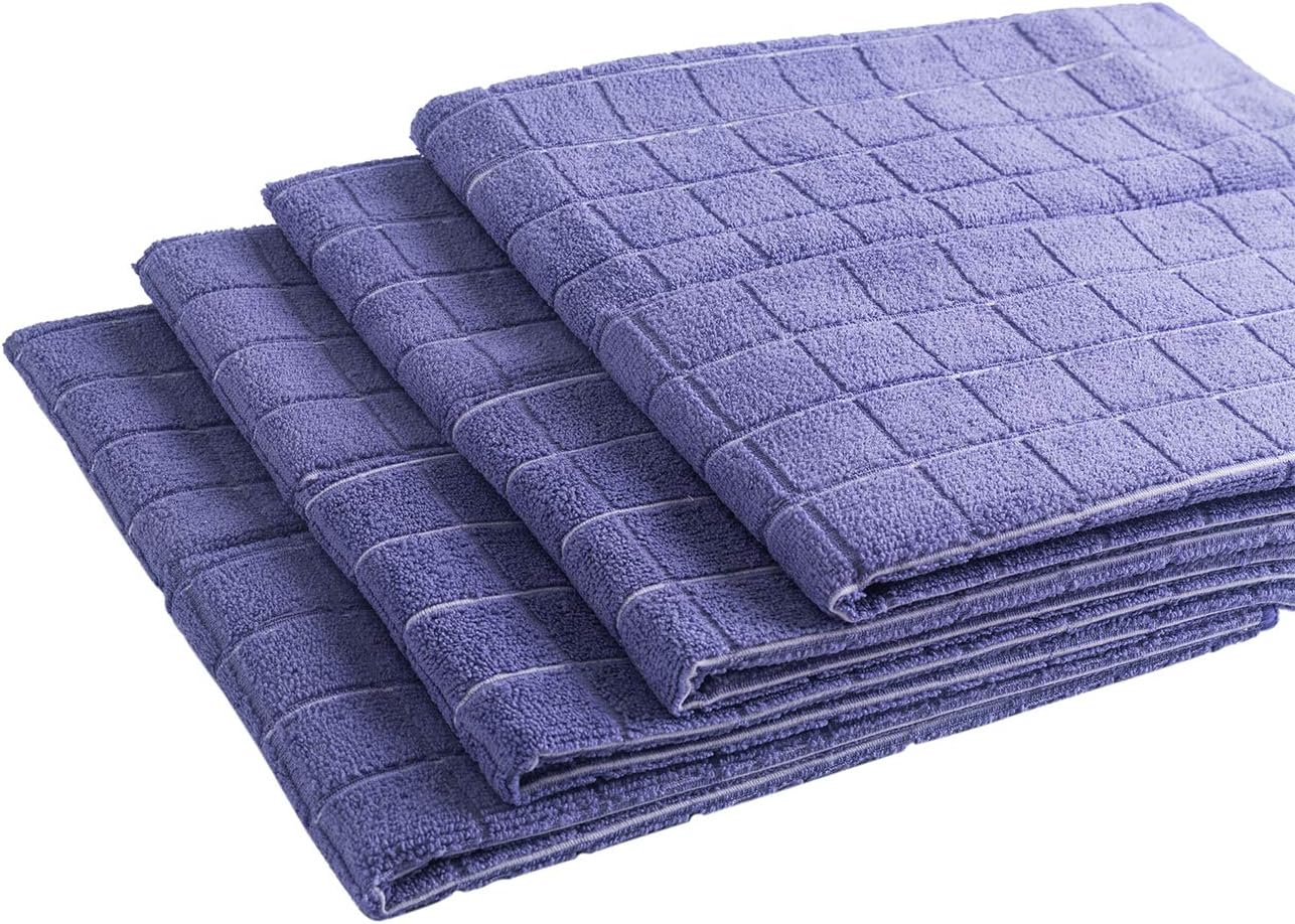 Microfiber Kitchen Towels Set of 8 | Super Absorbent Dish Cloths