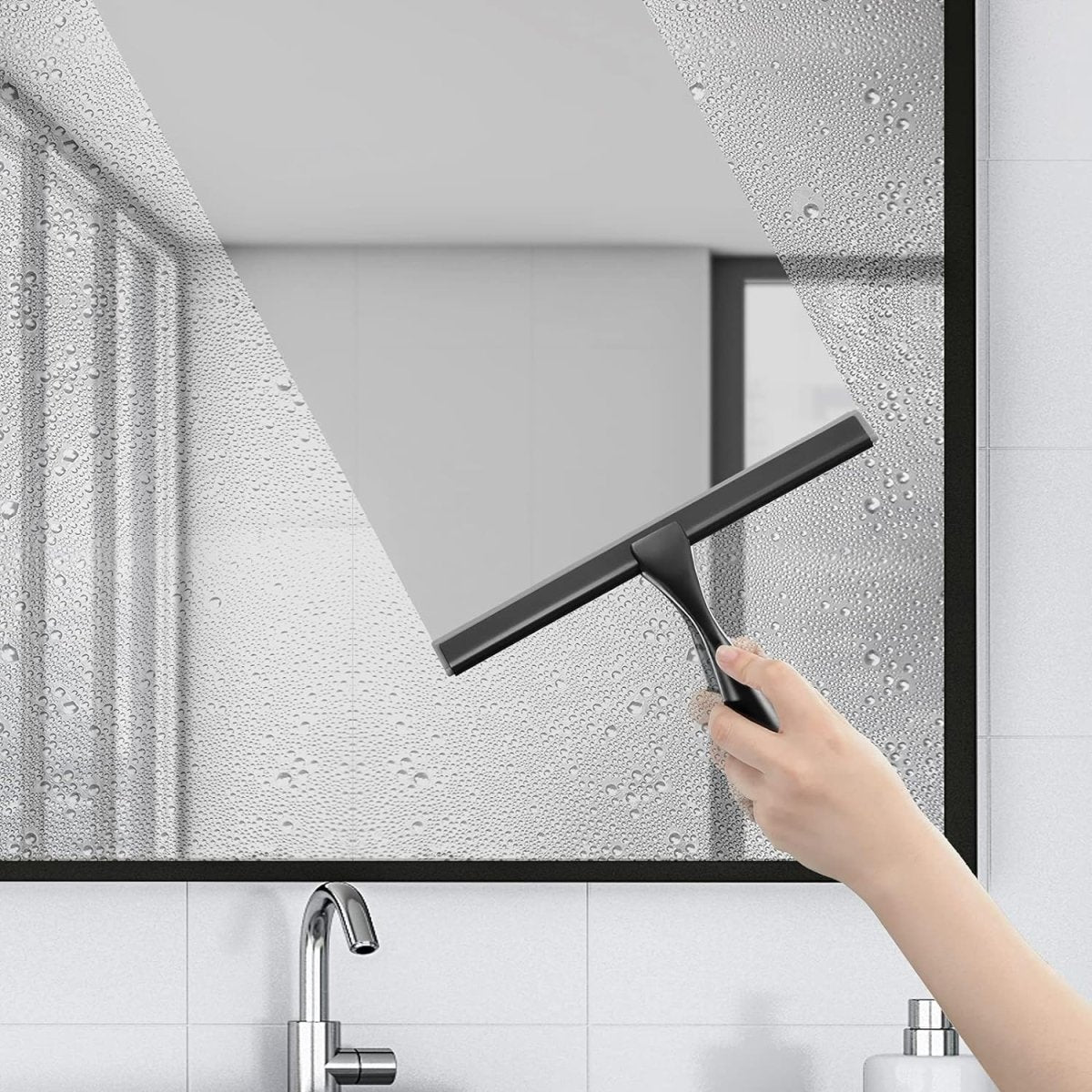 Shower Squeegee for Shower Door Bathroom Window and Car Glass