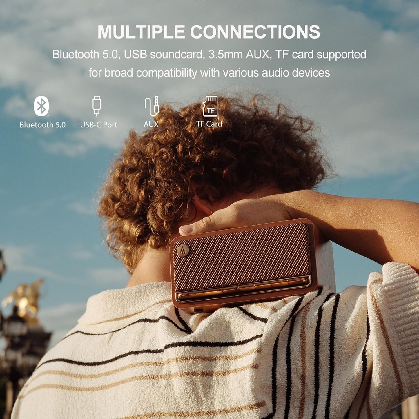 Wooden Desktop & Travel Speaker: Superior Audio
