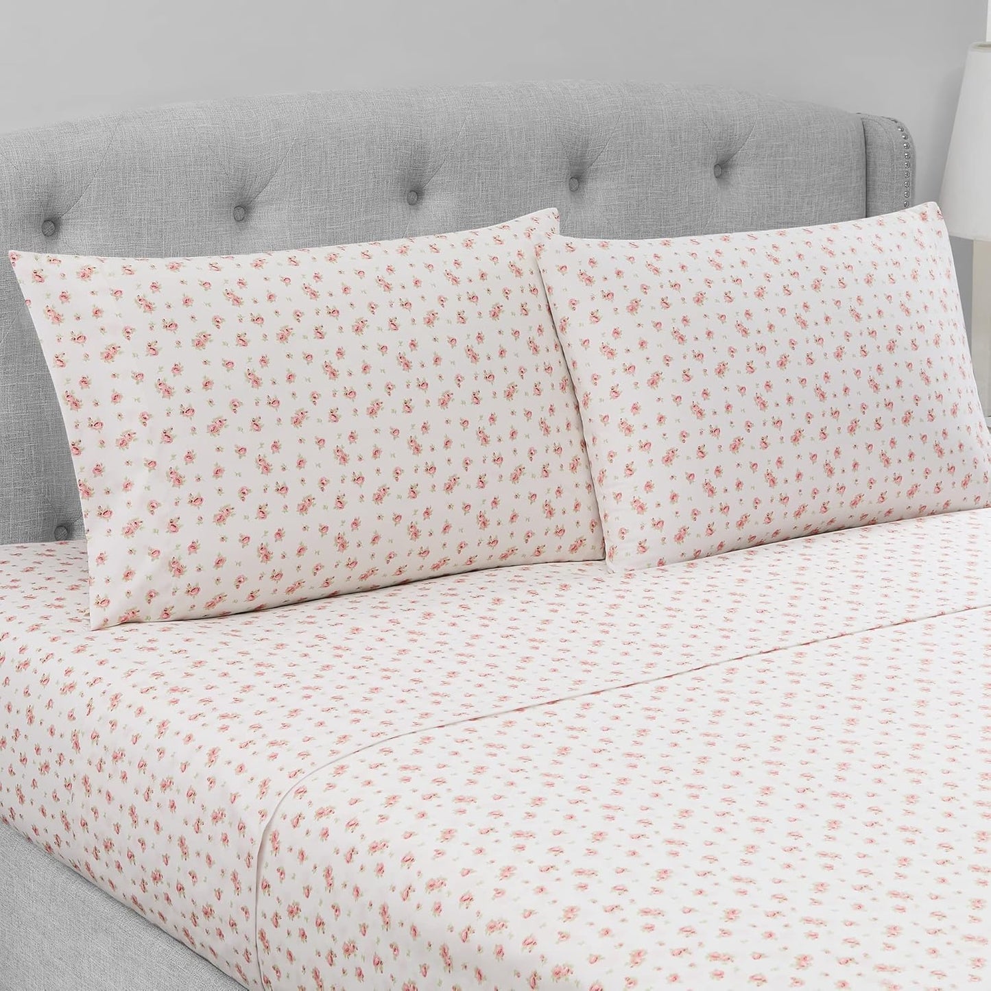 Modern Threads Silky Soft Microfiber and Wrinkle Free Sheets - Luxurious Microfiber Bed Sheets Includes Flat Sheet, Fitted Sheet with Deep Pockets, & Pillowcases Ivory, Queen