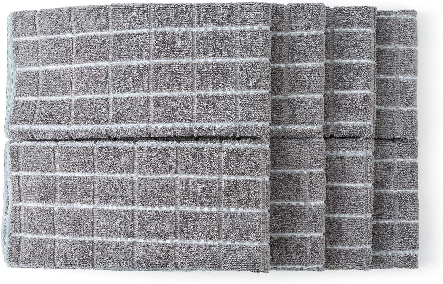 Microfiber Kitchen Towels Set of 8 | Super Absorbent Dish Cloths