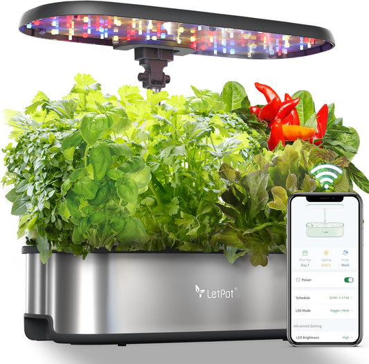 LED Indoor Garden Kit | 2X Faster Growth | Smart Hydroponics System