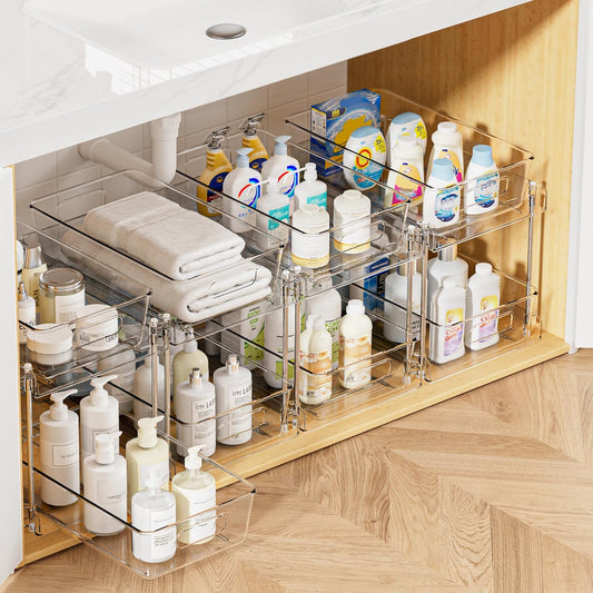Clear Multi-Purpose Organizer - Under Sink & Bathroom Storage