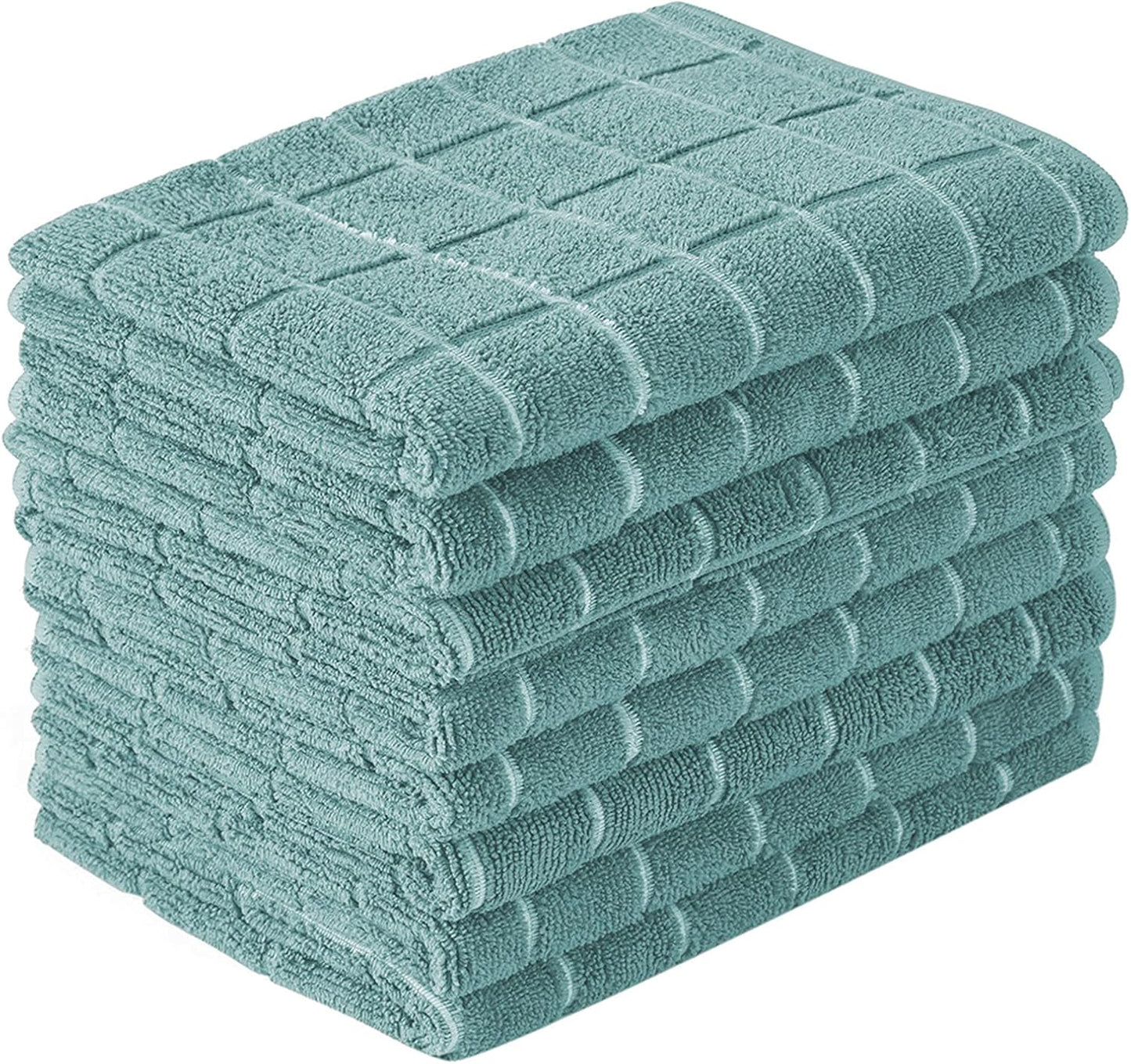 Microfiber Kitchen Towels Set of 8 | Super Absorbent Dish Cloths