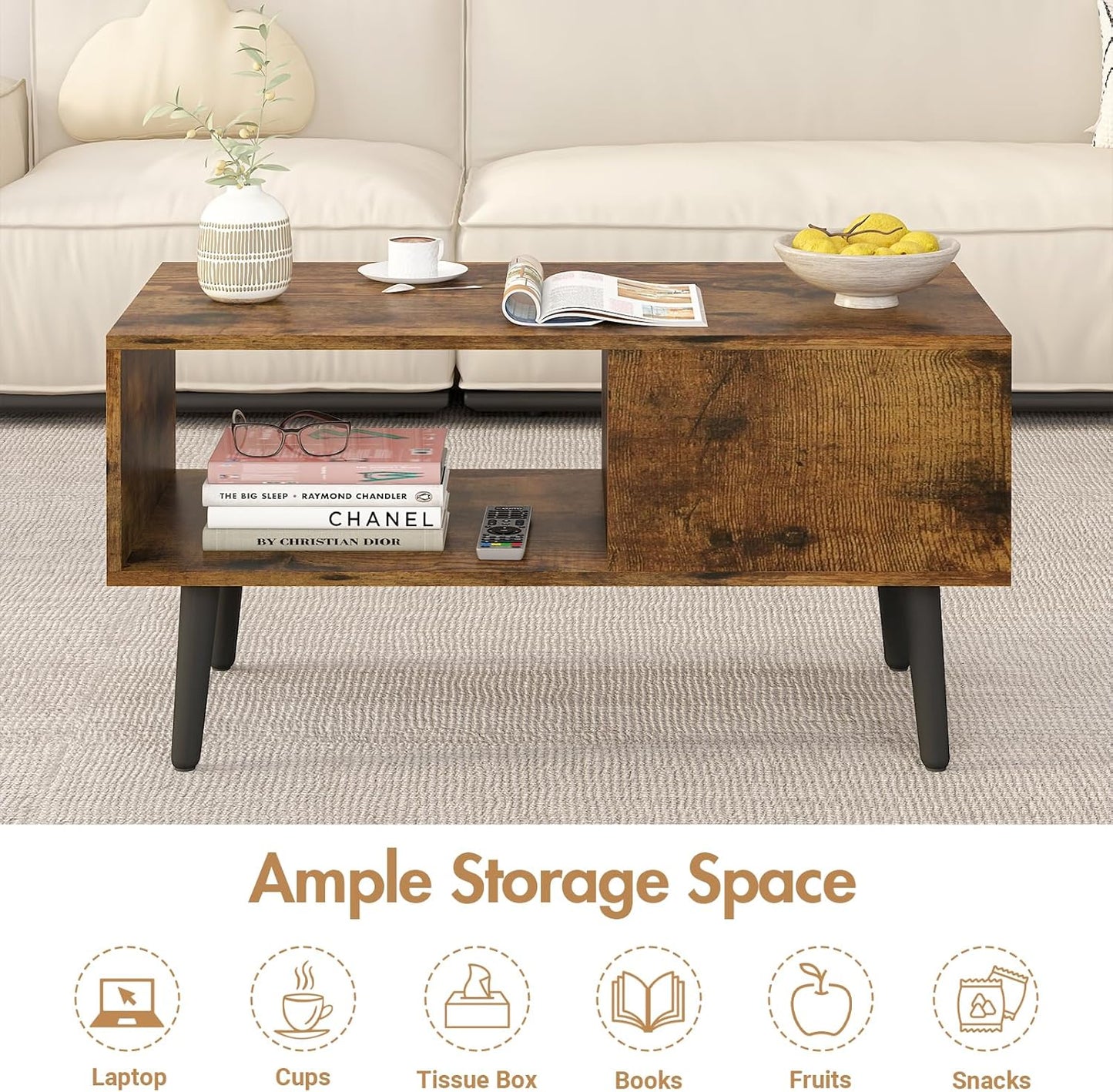 Lift Top Coffee Table | Functional Living Room Storage Desk