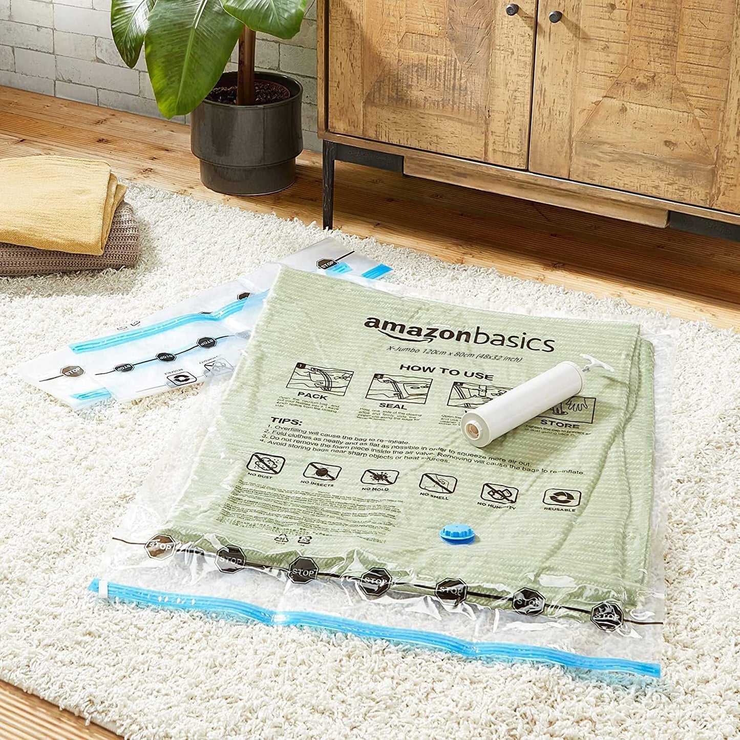Vacuum Storage Bags 6-Pack | Space Saver Bags for Clothes & Linen | Australia