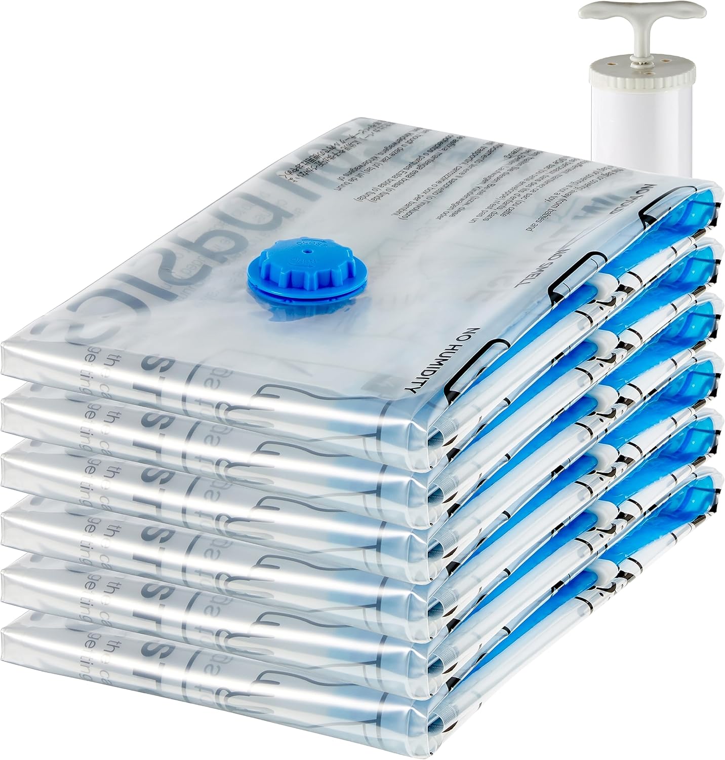 Vacuum Storage Bags 6-Pack | Space Saver Bags for Clothes & Linen | Australia