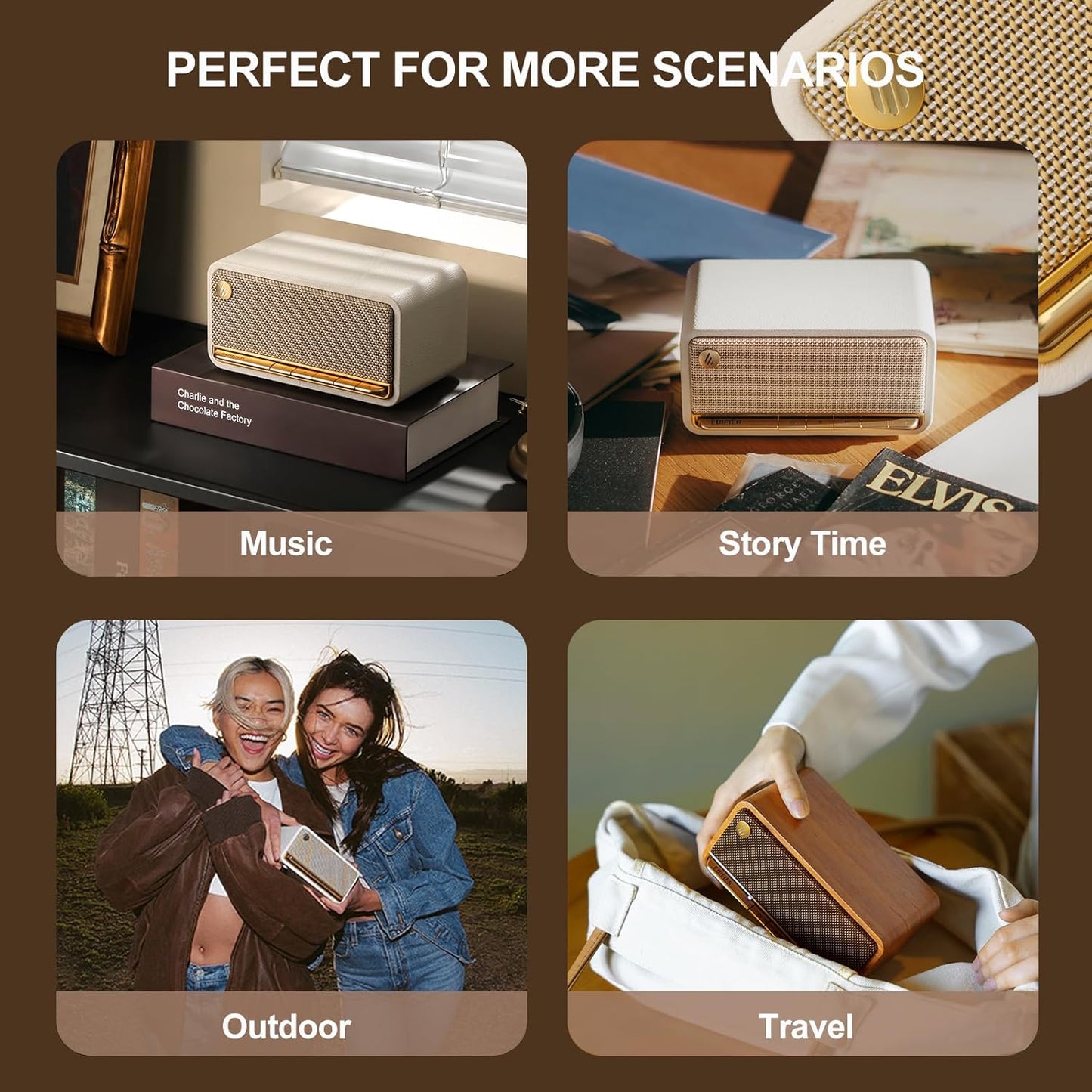 Wooden Desktop & Travel Speaker: Superior Audio