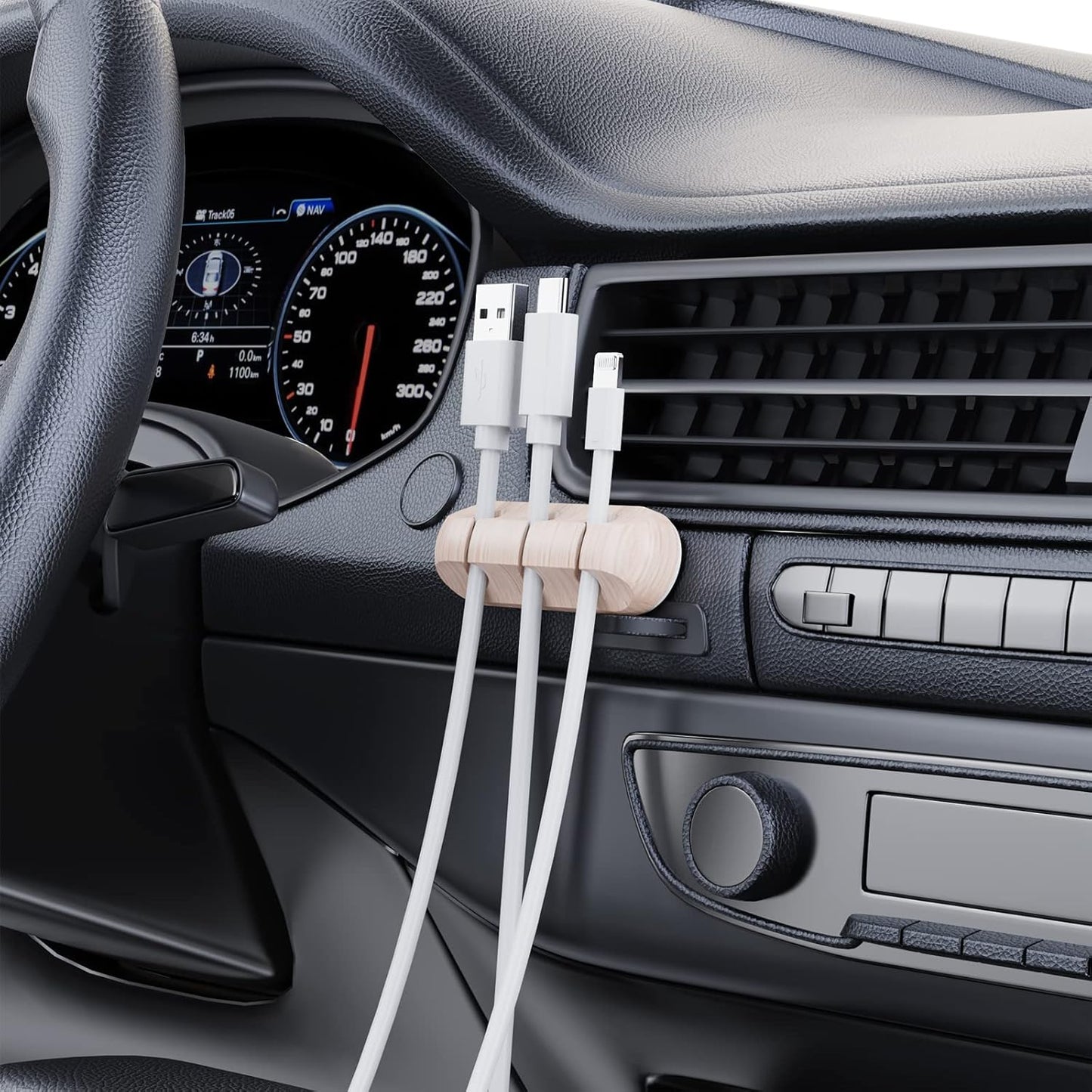 Cable Holder Clips | Desk Cord Organizer | Wire Management Solution