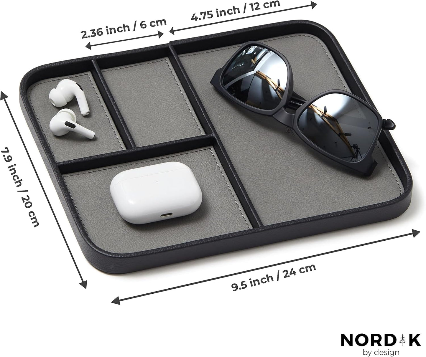Modern Catchall Tray | Premium Leather EDC Organiser