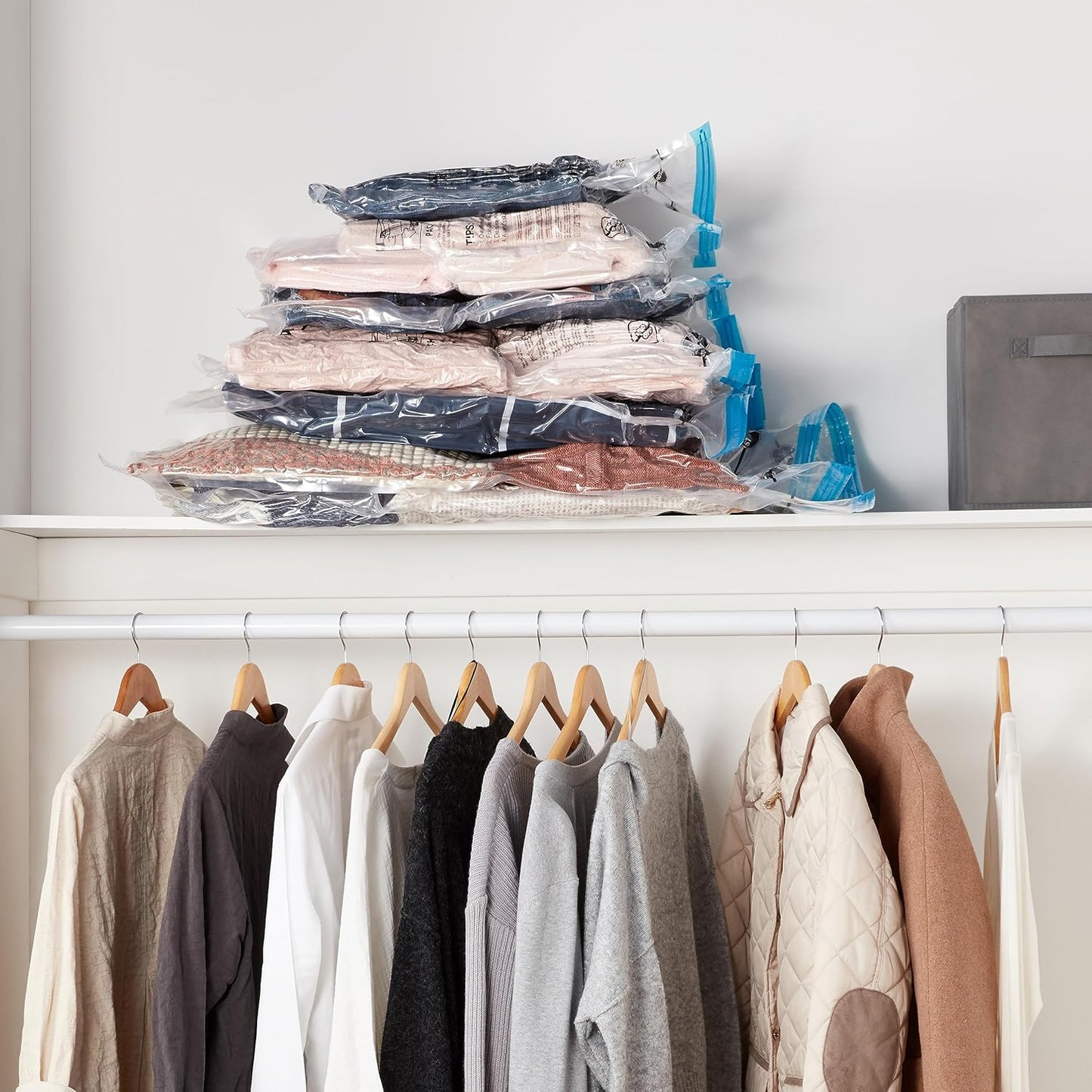 Vacuum Storage Bags 6-Pack | Space Saver Bags for Clothes & Linen | Australia