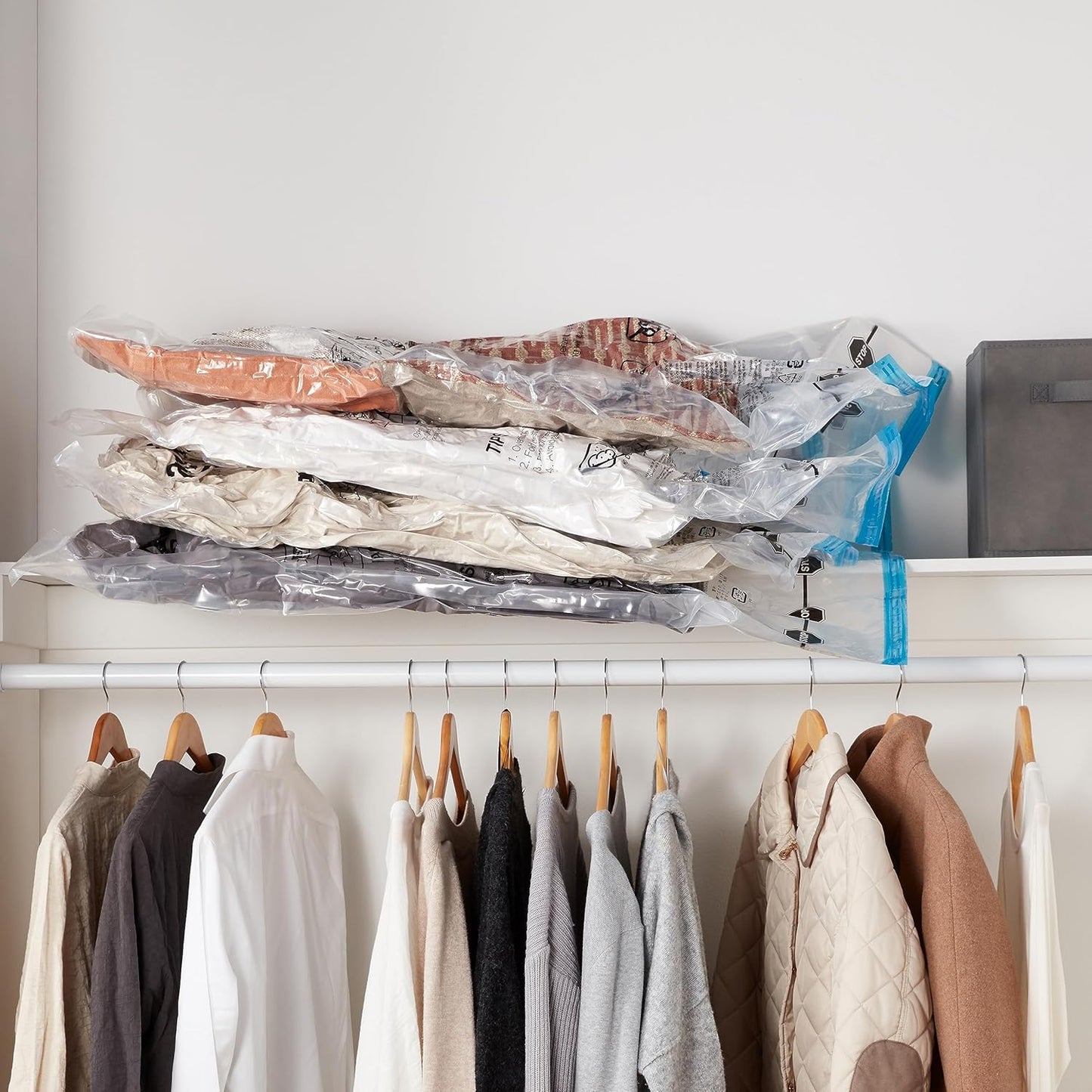 Vacuum Storage Bags 6-Pack | Space Saver Bags for Clothes & Linen | Australia