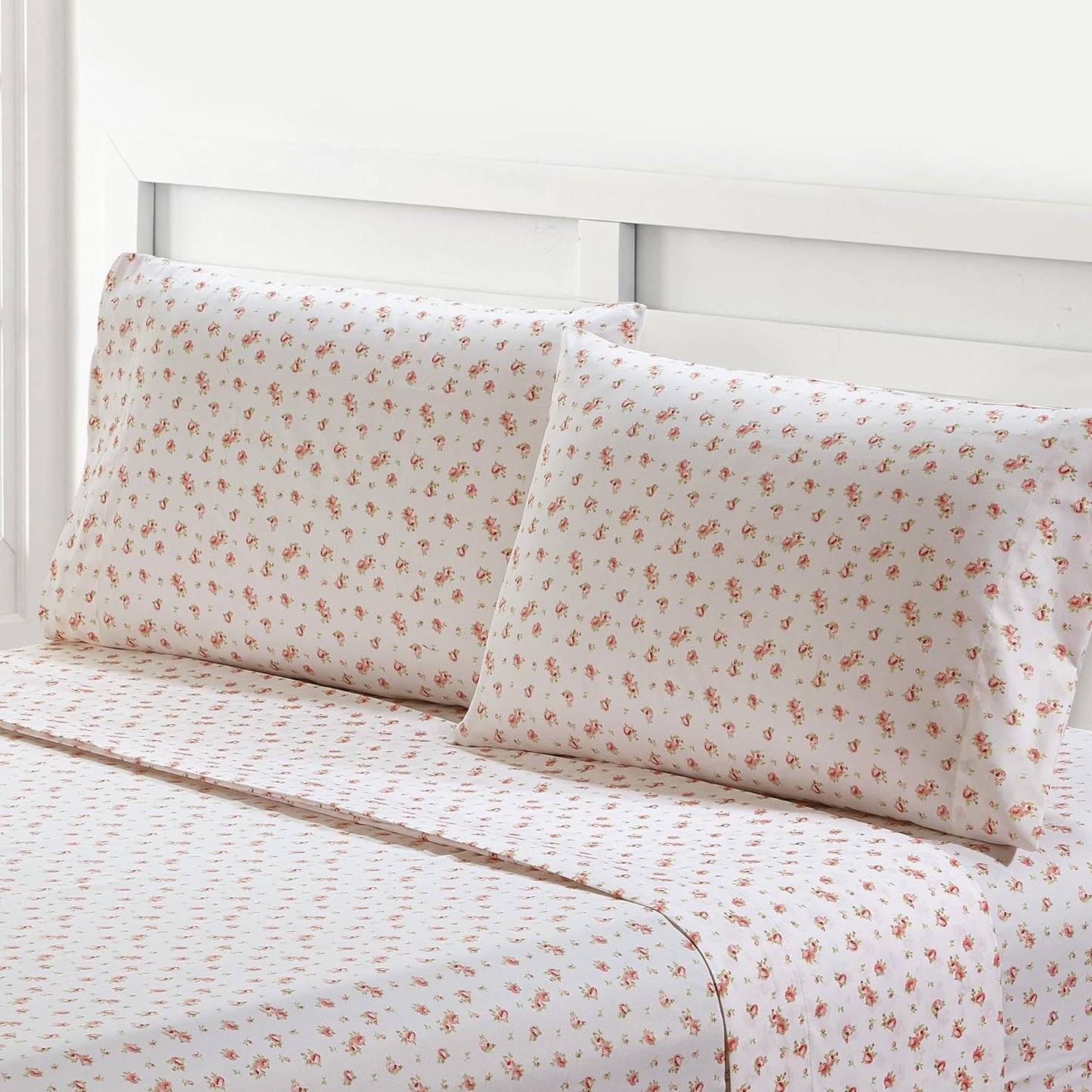 Modern Threads Silky Soft Microfiber and Wrinkle Free Sheets - Luxurious Microfiber Bed Sheets Includes Flat Sheet, Fitted Sheet with Deep Pockets, & Pillowcases Ivory, Queen