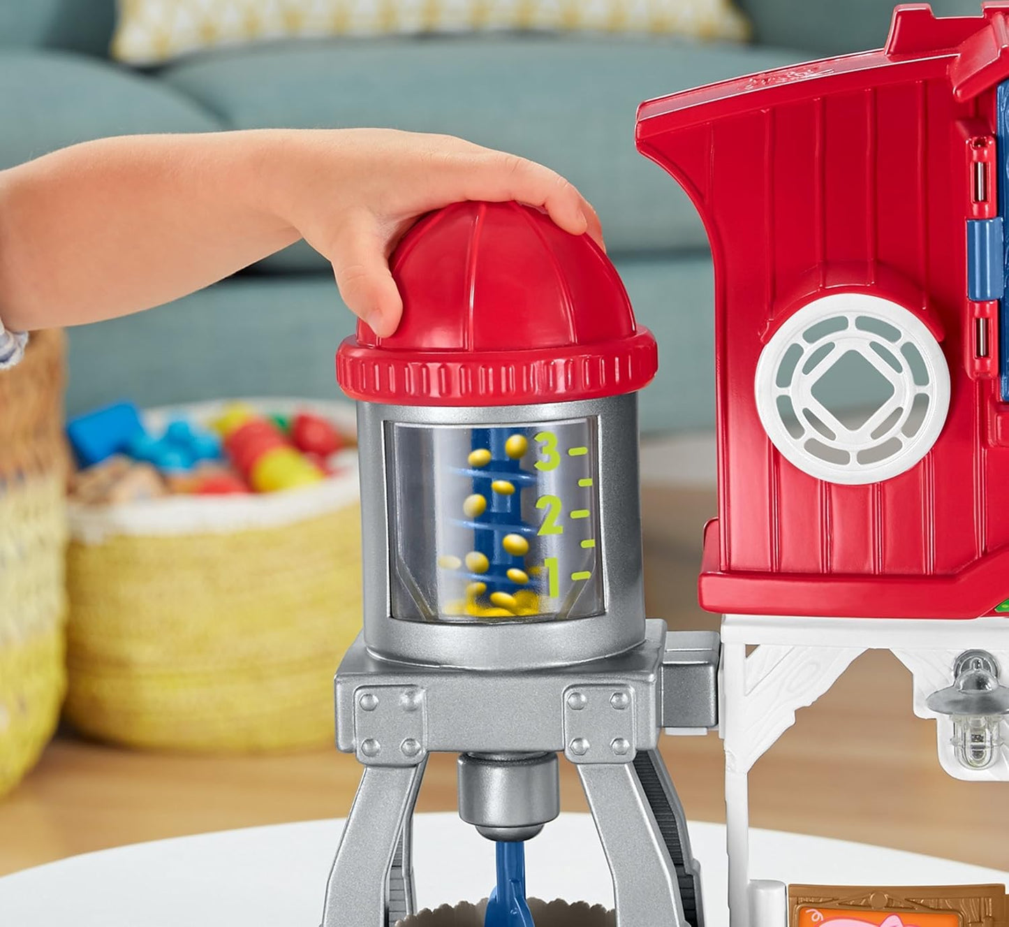 Fisher-Price Little People Toddler Learning Toy Caring for Animals Farm Interactive Playset with Smart Stages for Ages 1+ Years