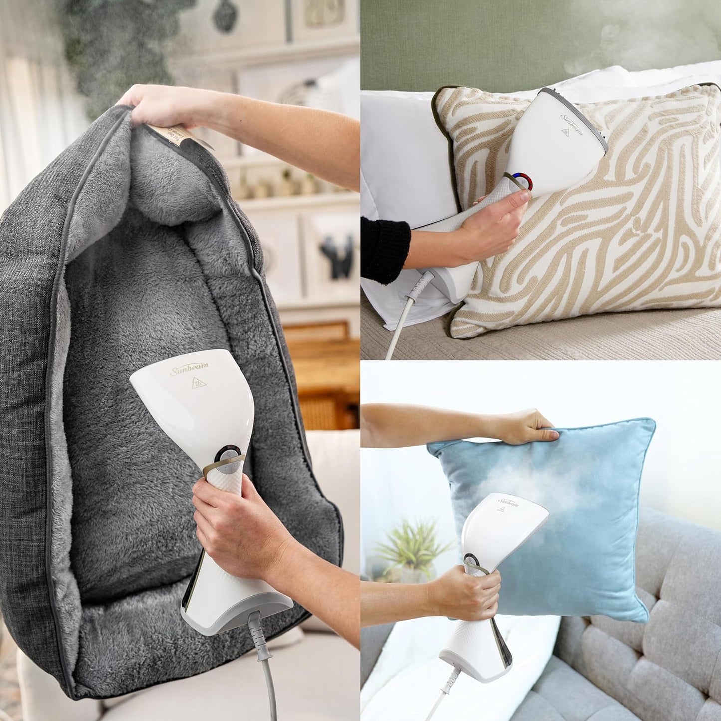 Sunbeam Power Steam Handheld Garment Steamer | Fast Wrinkle Remover