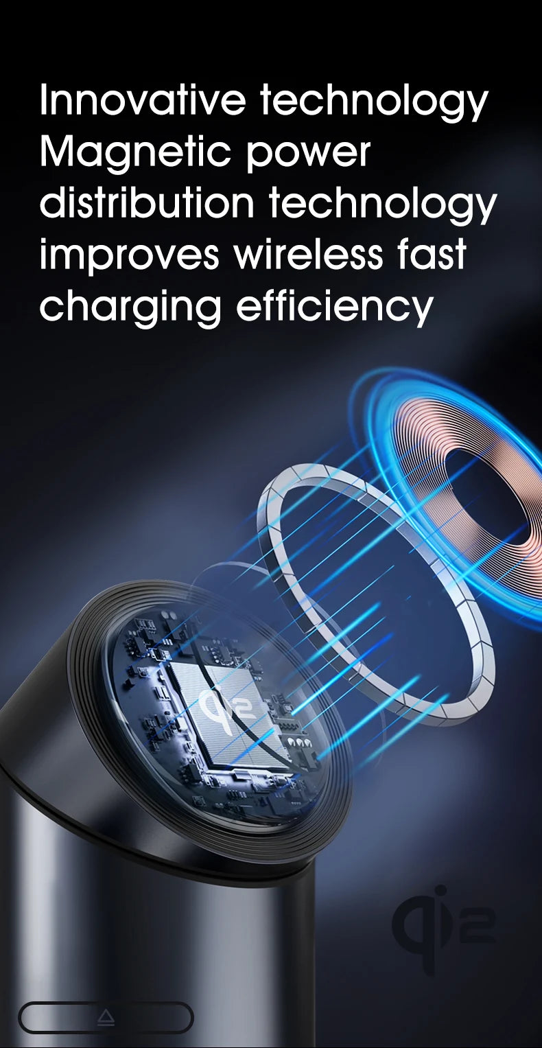 Fast Magnetic Wireless Charging Station – Compatible with iPhone & Apple Devices