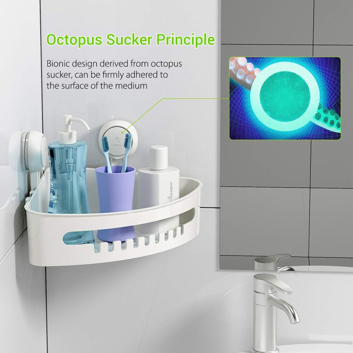 octopus inspired sucking principle