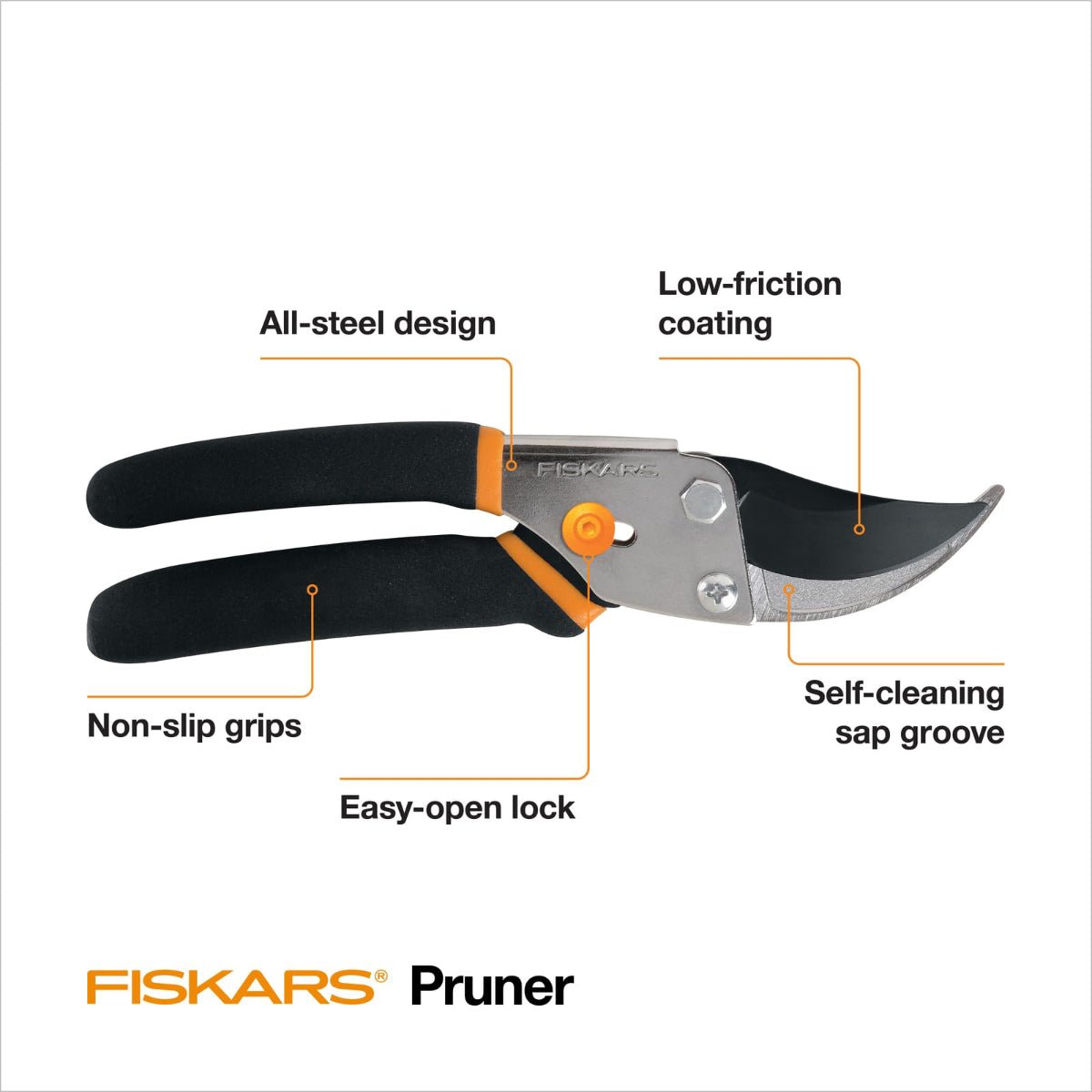 Fiskars Gardening Tools: Bypass Pruning Shears