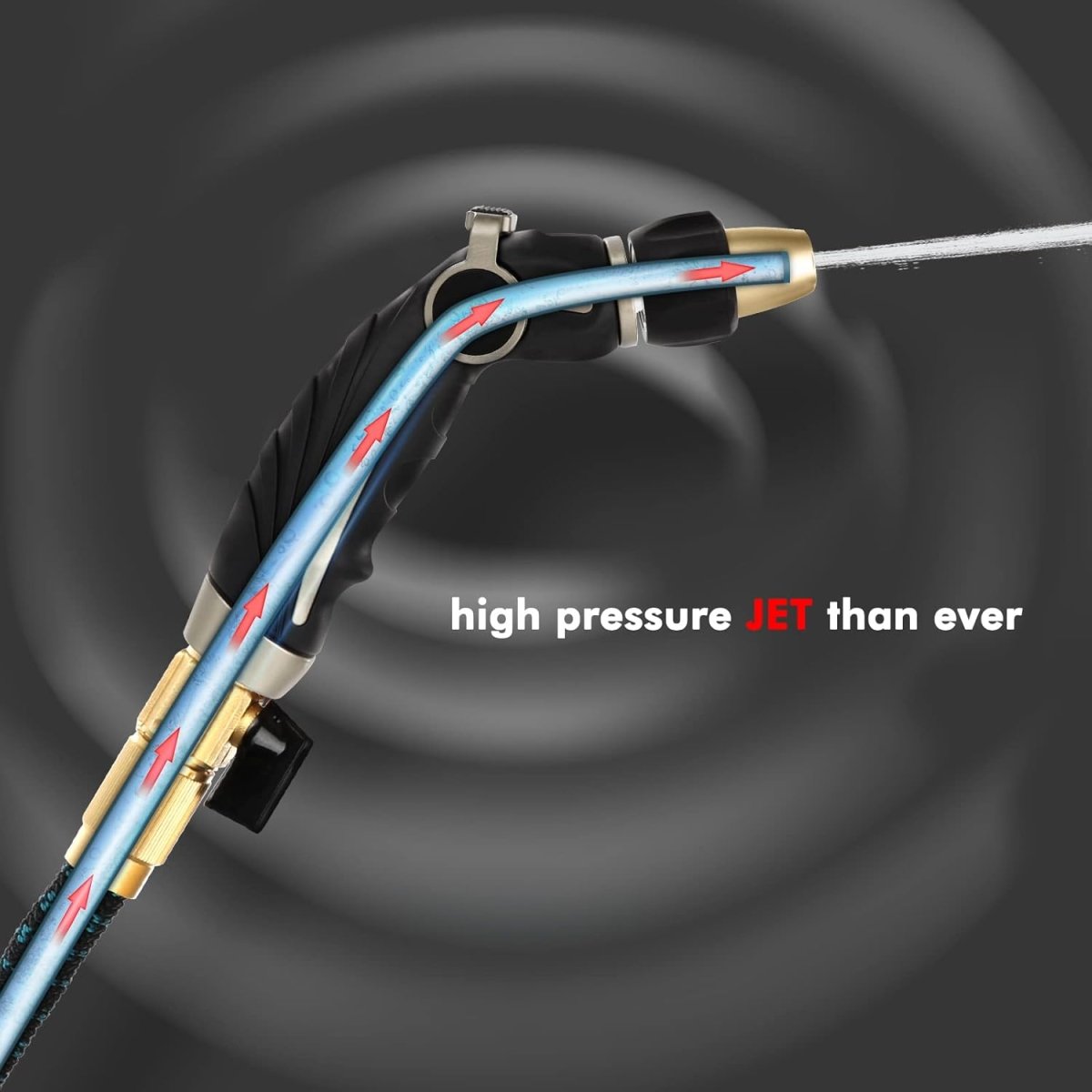 9-Pattern Metal Spray Gun – High-Pressure Hose Nozzle for Lawn, Car & Pets