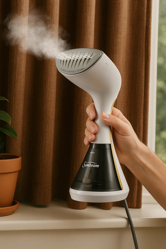 Sunbeam Power Steam Handheld Garment Steamer | Fast Wrinkle Remover