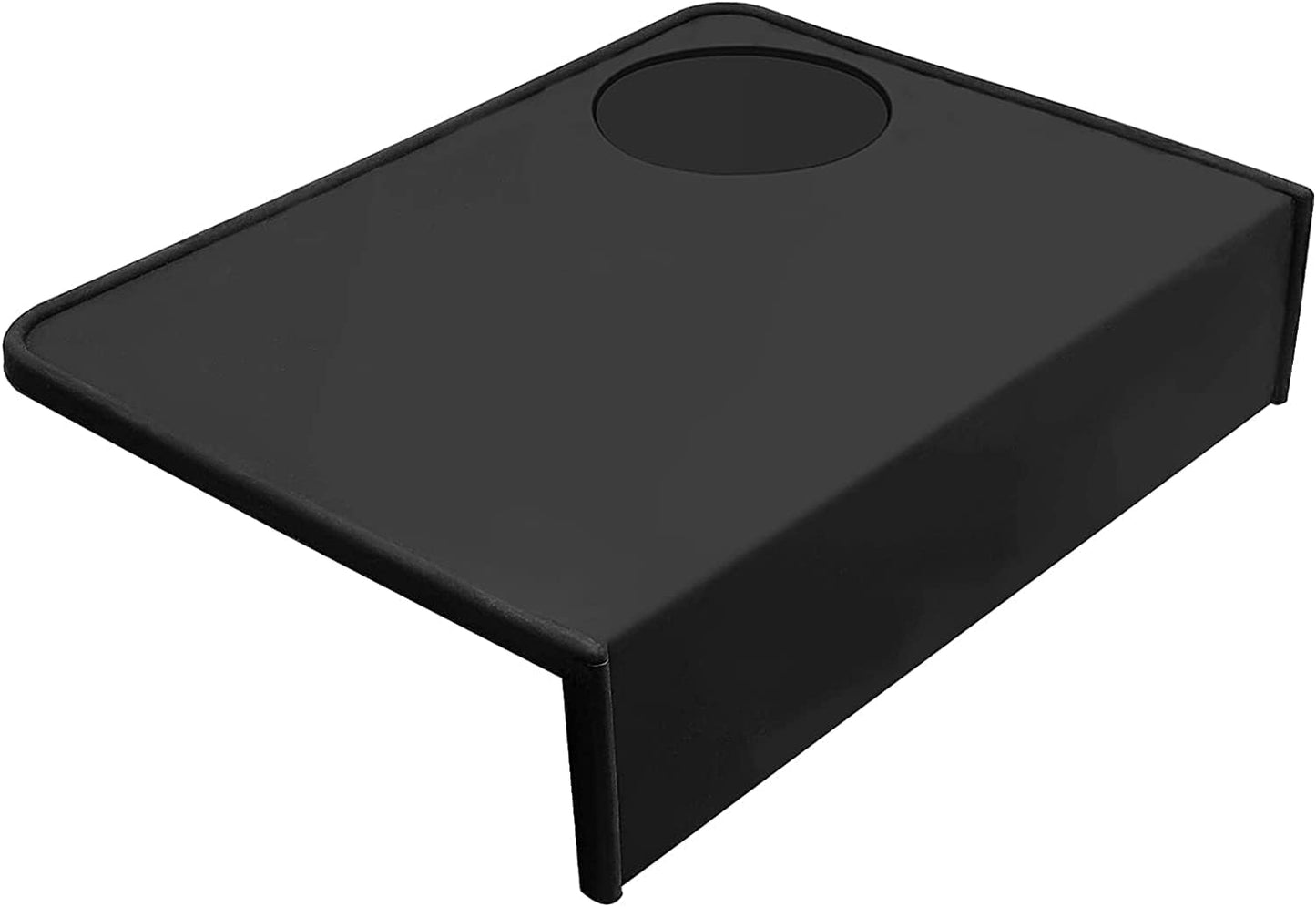 Coffee Tamper Mat, Food Safe Silicone Coffee Tamp Mat Anti-Slip, Espresso Tamping Mat Food Grade Non-Slip Coffee Pad Tamp Station Espresso Accessory(Black-ZY1)
