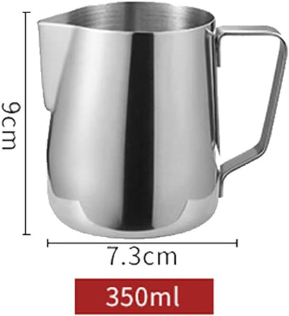 Stainless Steel Milk Frothing Jug | Perfect Coffee & Lattes