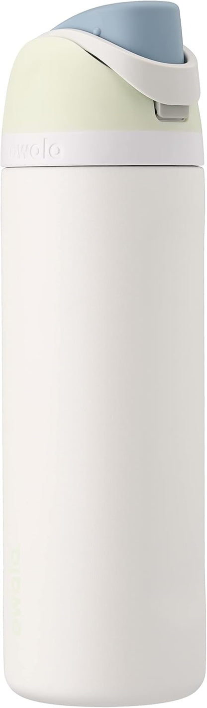 Insulated Stainless Steel Water Bottle - FreeSip Straw & Spout