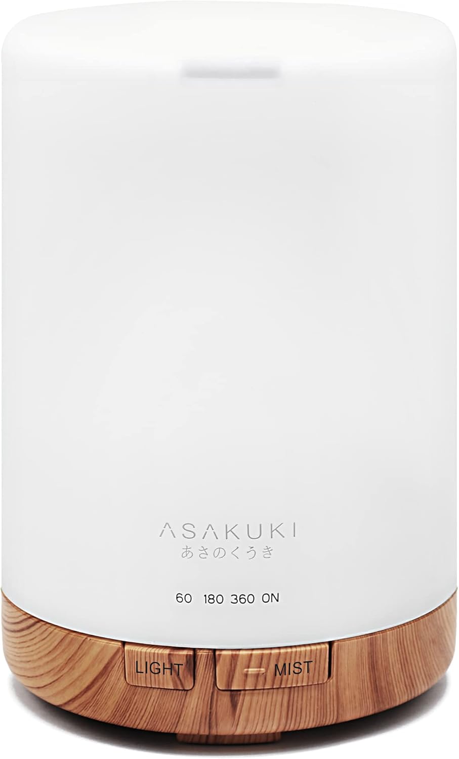 ASAKUKI 300ML Essential Oil Diffuser, Quiet 5-in-1 Premium Aromatherapy Humidifier, Natural Home Fragrance Aroma Vaporizer with 7 LED Color Changing Light and Auto-Off Safety Switch