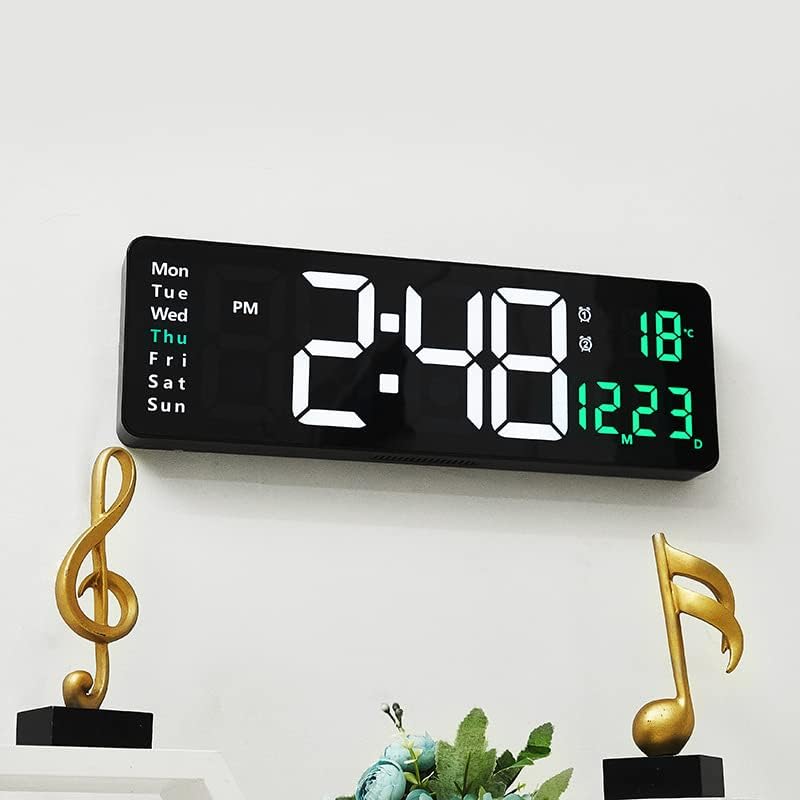 Digital Alarm Clock with USB Charger - Large LED Display | Australia