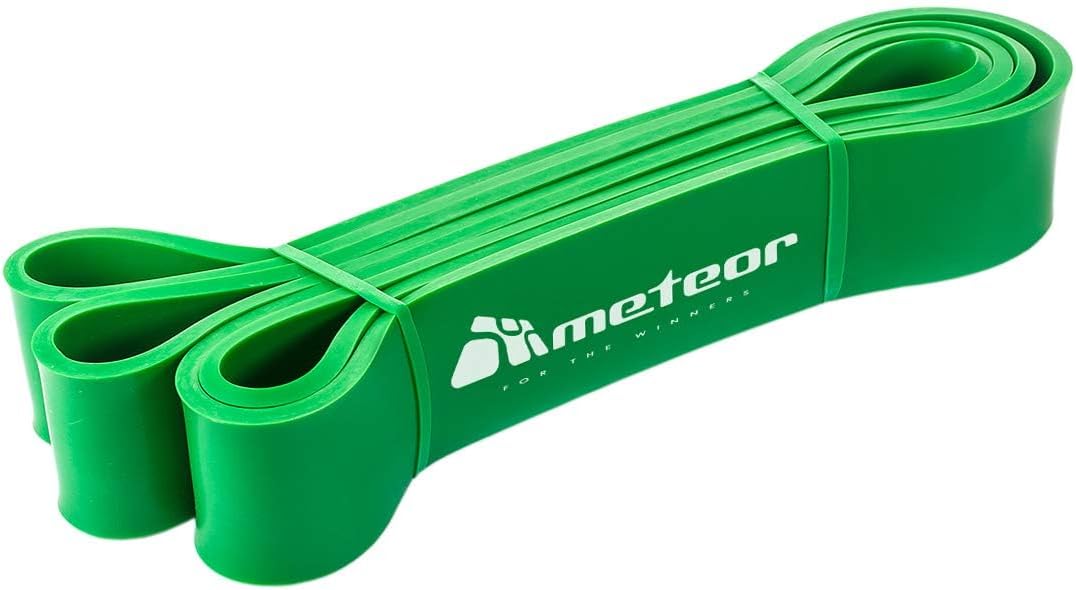 Meteor Essential Power Bands, Resistance Loop Set, Natural Latex Fitness Bands for Workout, Yoga, Weightlifting, Physical Therapy, Rehab, Bench Press, Dead Lift, Improve Mobility and Strength