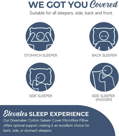 Luxurious Hypo-allergenic Pillows - Ultimate Comfort for All Sleepers - Dreamaker