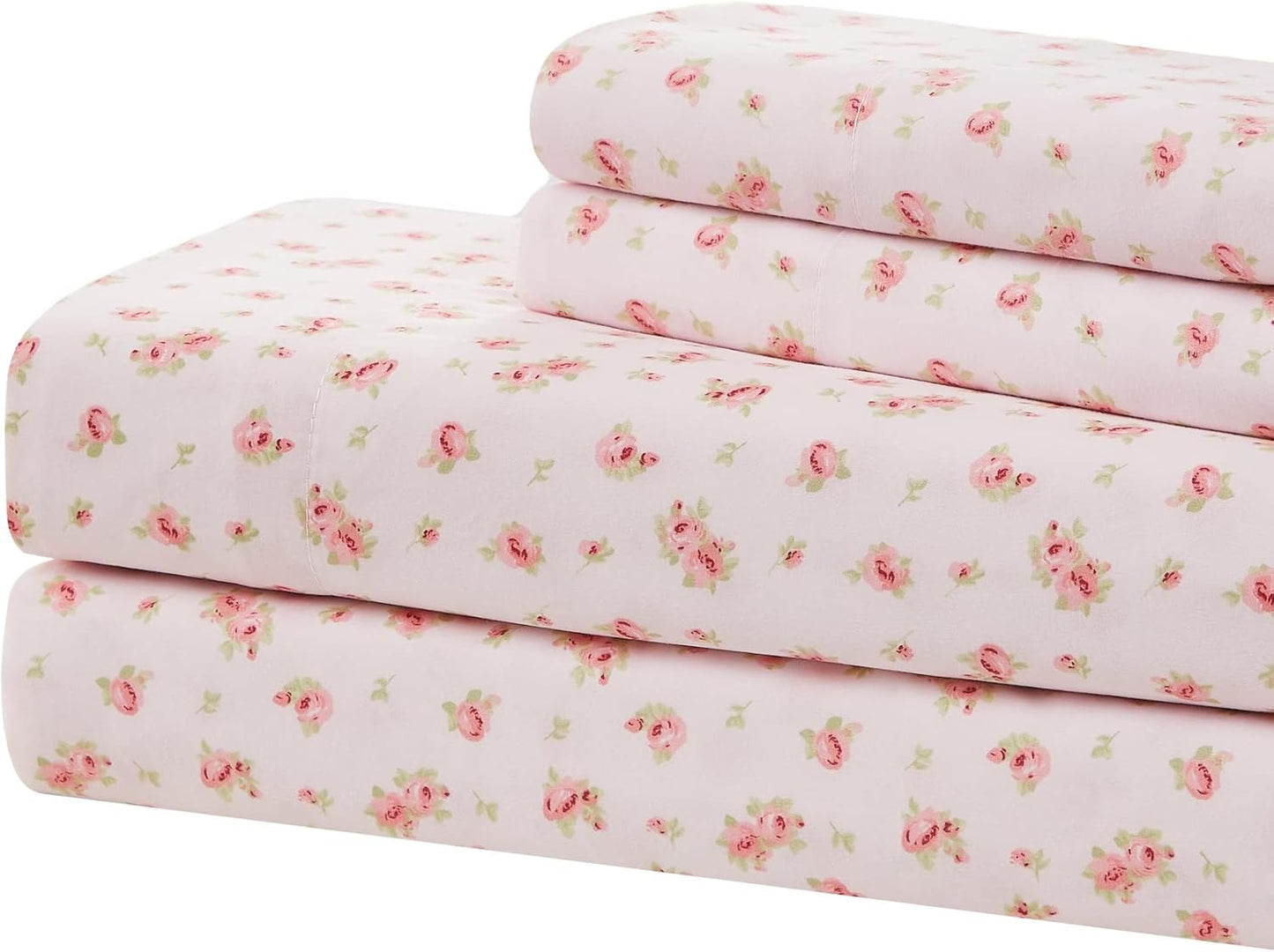 Modern Threads Silky Soft Microfiber and Wrinkle Free Sheets - Luxurious Microfiber Bed Sheets Includes Flat Sheet, Fitted Sheet with Deep Pockets, & Pillowcases Ivory, Queen