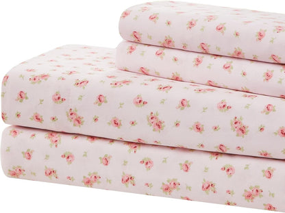 Modern Threads Silky Soft Microfiber and Wrinkle Free Sheets - Luxurious Microfiber Bed Sheets Includes Flat Sheet, Fitted Sheet with Deep Pockets, & Pillowcases Ivory, Queen