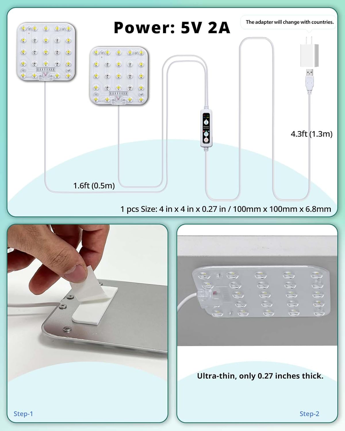 Easy Install Dimmable Grow Light | Space Saving | 95% Efficiency