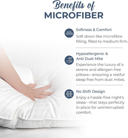 Luxurious Hypo-allergenic Pillows - Ultimate Comfort for All Sleepers - Dreamaker