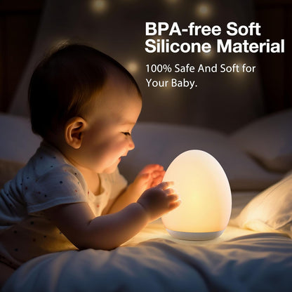 Colour Changing Night Light | Baby Safe Nursery Lamp | Timer