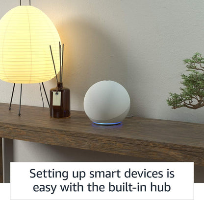 Echo (Newest gen) | Voice Controlled Smart Speaker with Built-in Hub - Premium Audio & WiFi Extender