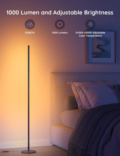 Smart RGBIC Floor Lamp | Dynamic LED Lighting